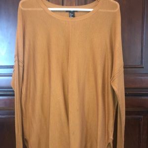 Thin copper sweater.